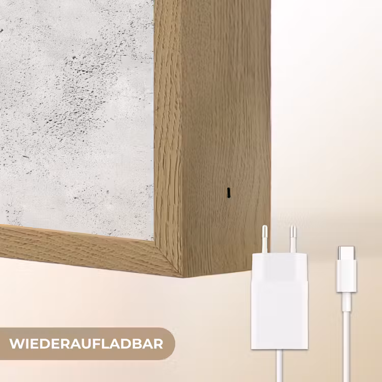 Lightbox - Wandleuchte - Hellgrau - Grob - Dezent — 6