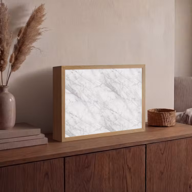 Lightbox - Wandleuchte - Klassisch - Marmor - Grau — 4
