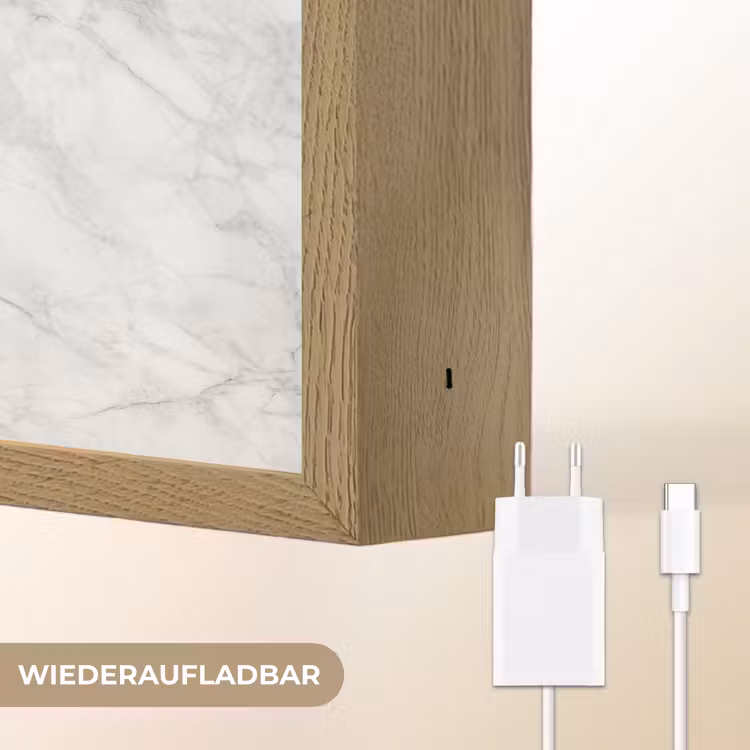 Lightbox - Wandleuchte - Klassisch - Marmor - Grau — 6