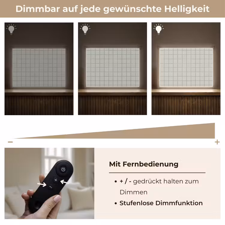 Lightbox - Wandleuchte - Fliese - Muster - Hellgrün — 8