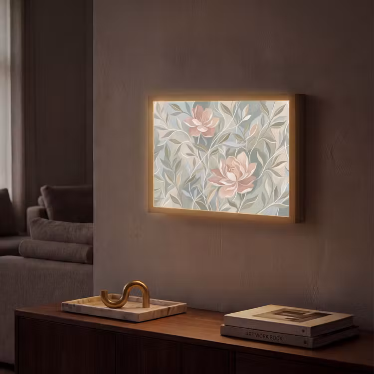 Lightbox - Wandleuchte - Elegant - Romantisch - Rosa — 2
