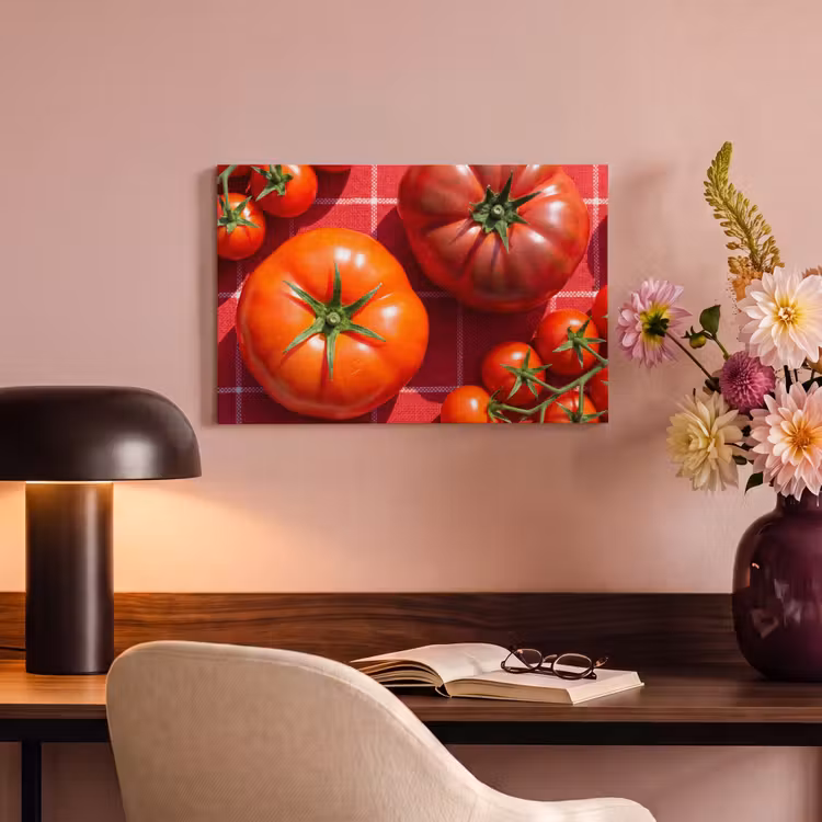 Leinwandbild - Tomate – Rot – Essen — 3