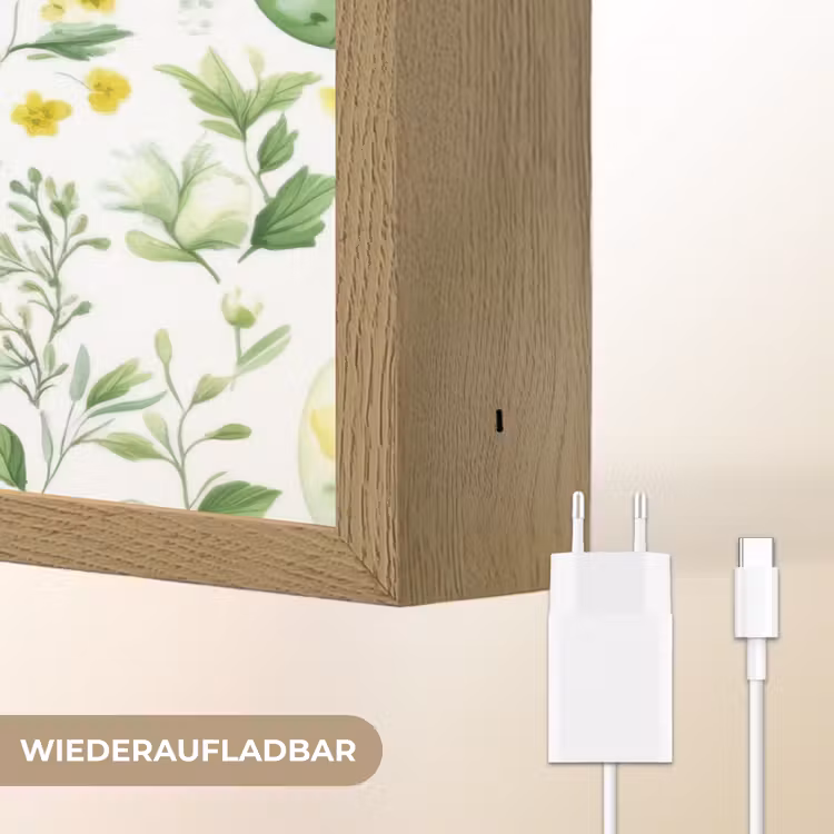 Lightbox - Wandleuchte - Muster - Grün - Eier — 6