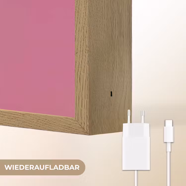 Lightbox - Wandleuchte - Softeis - Edelsteine - Rosa - Waffel — 6
