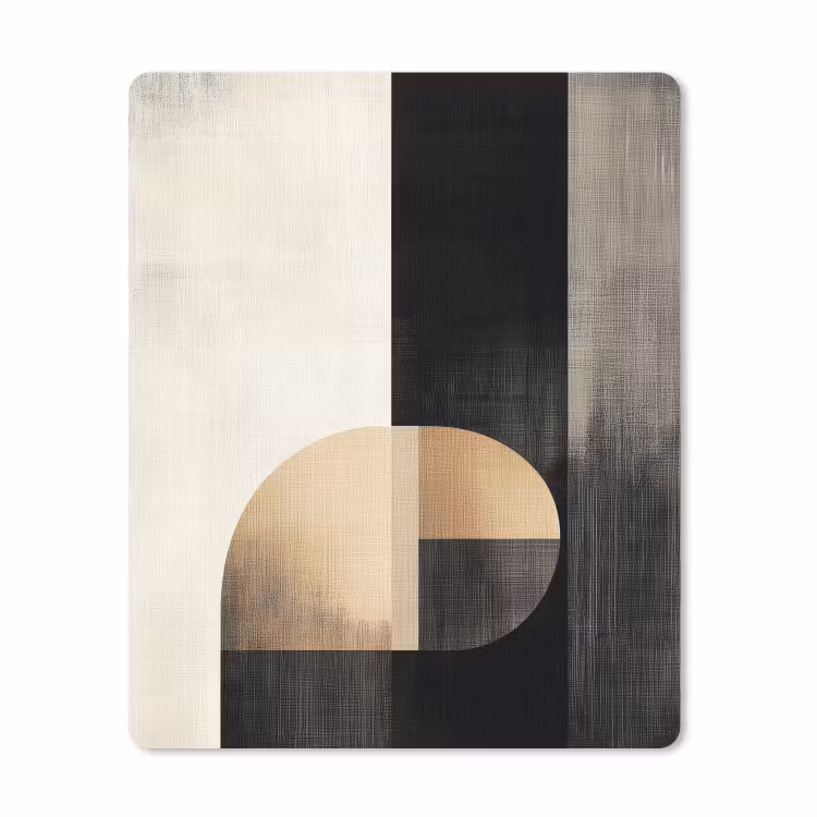Mauspad - Formen - Modern - Schwarz — 1
