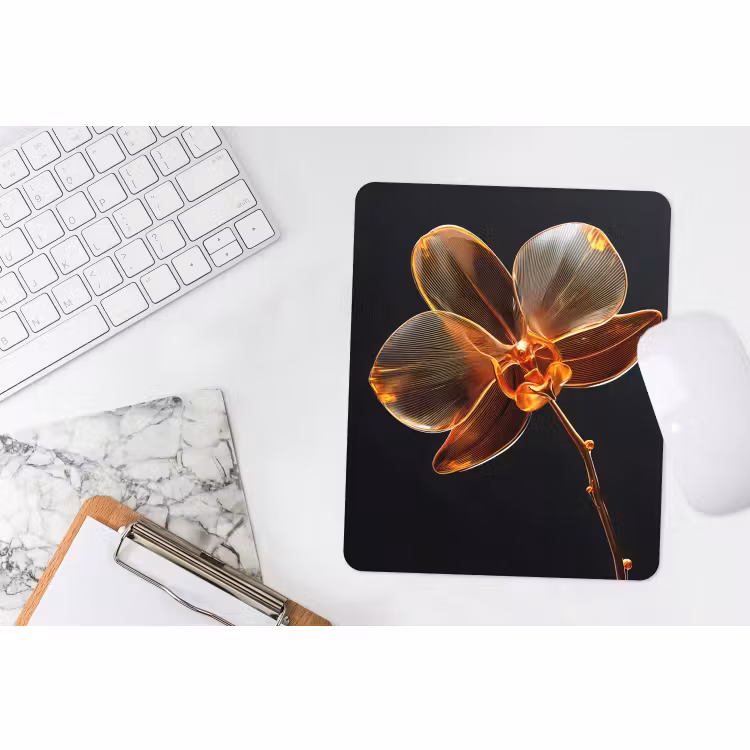 Mauspad - Orchidee - Transparent - Blume — 4
