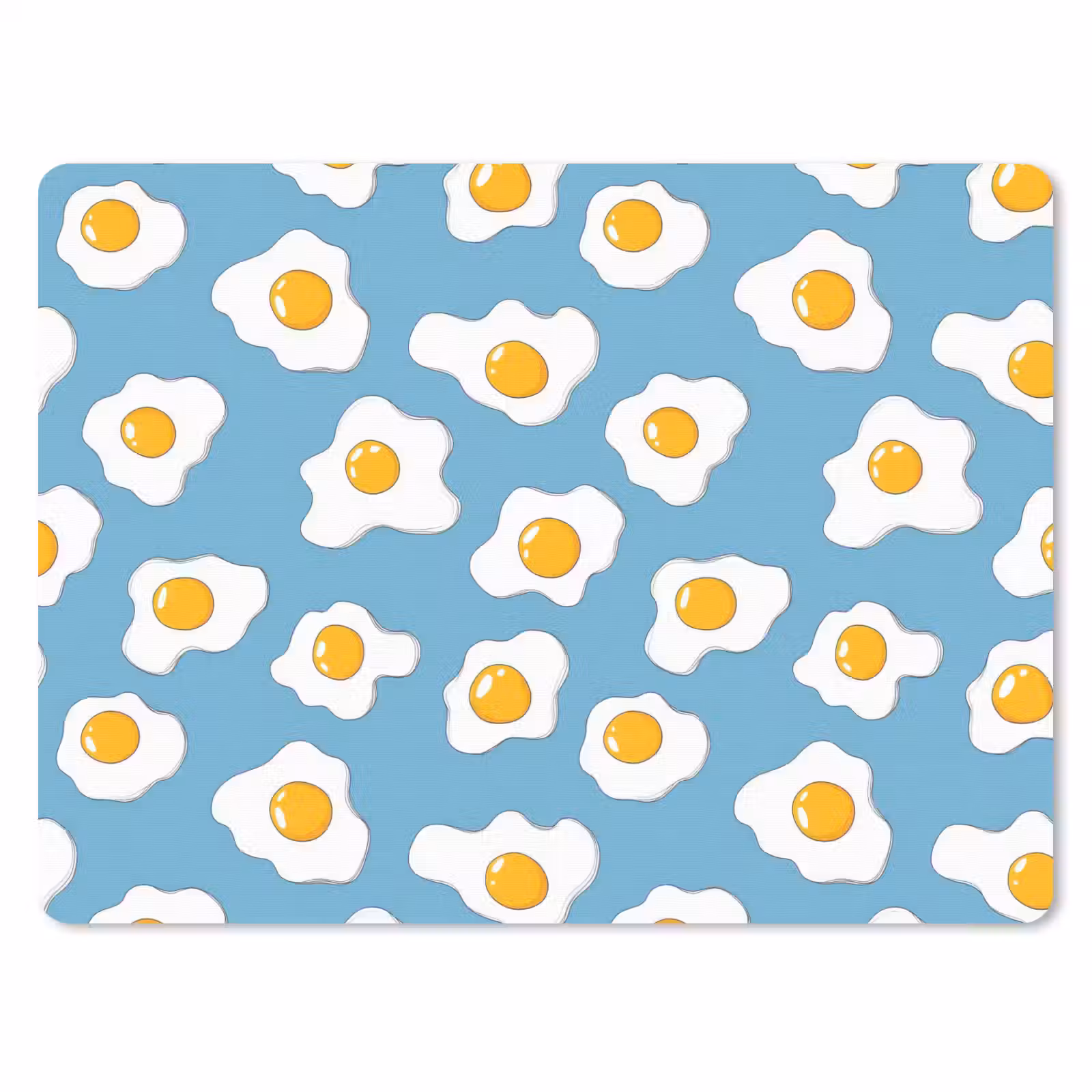 Mauspad - Eier - Eigelb - Blau — 1