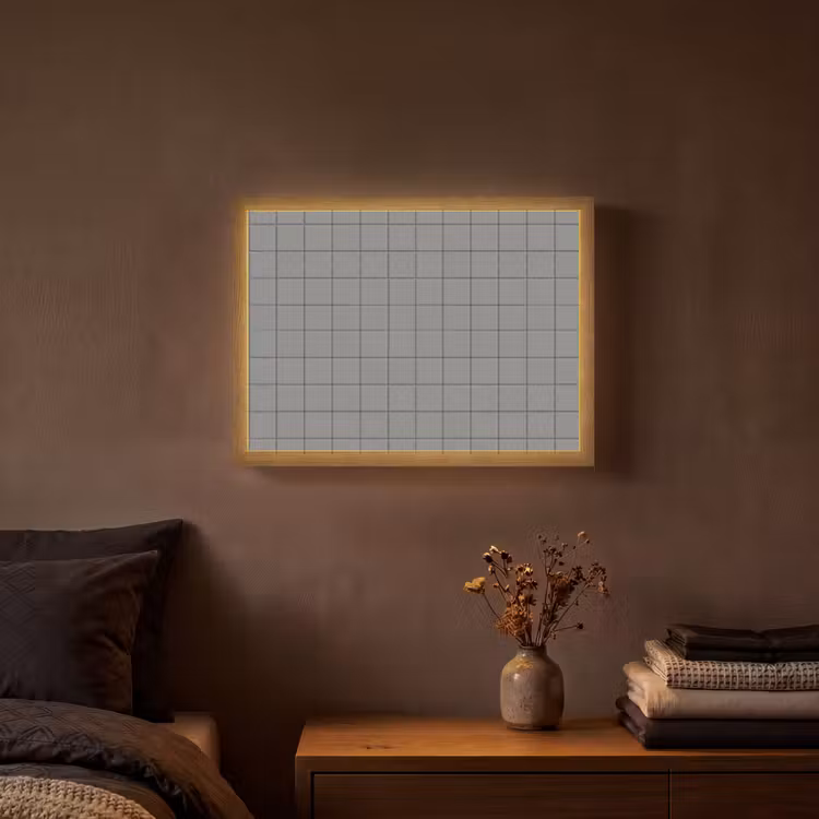 Lightbox - Wandleuchte - Modern - Muster - Grau — 3