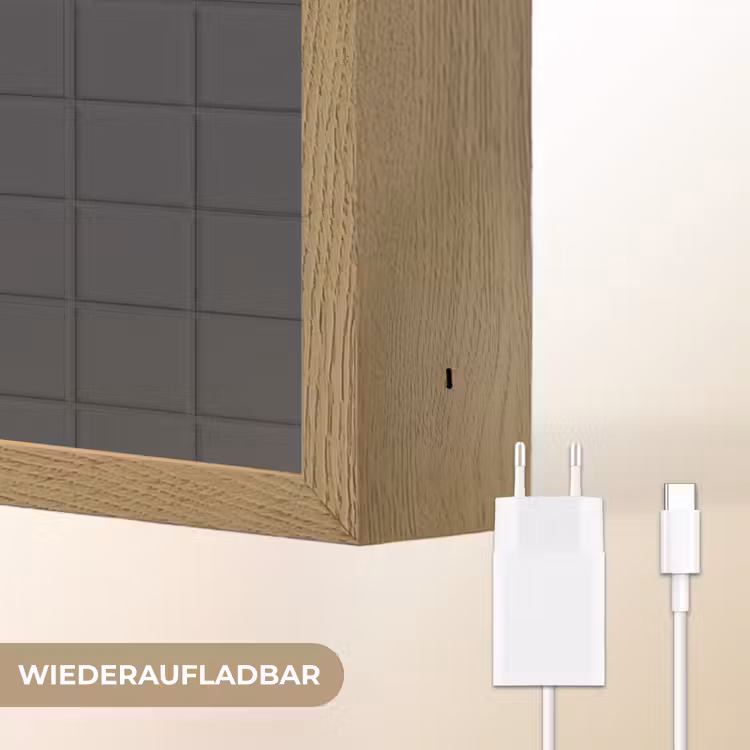 Lightbox - Wandleuchte - Muster - Fliese - Anthrazit — 6