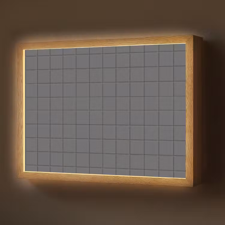 Lightbox - Wandleuchte - Muster - Fliese - Graphit - Grau — 1
