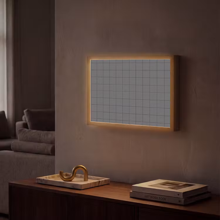 Lightbox - Wandleuchte - Muster - Fliese - Graphit - Grau — 2