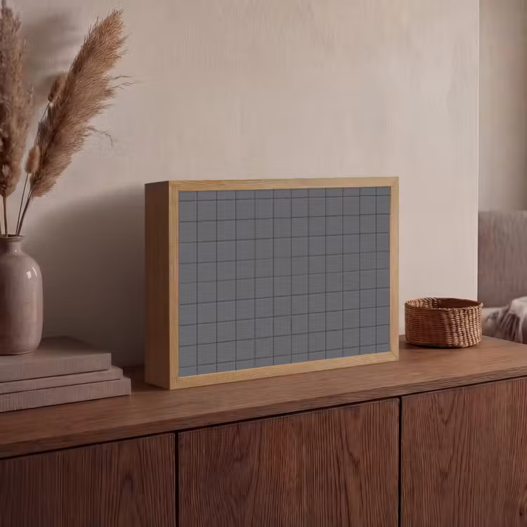 Lightbox - Wandleuchte - Muster - Fliese - Graphit - Grau — 4