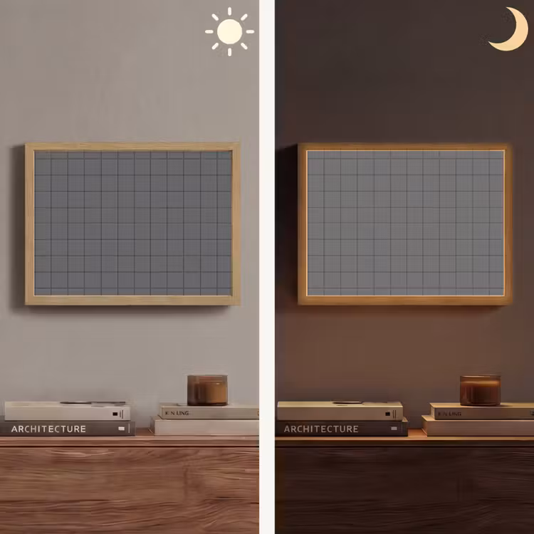 Lightbox - Wandleuchte - Muster - Fliese - Graphit - Grau — 5