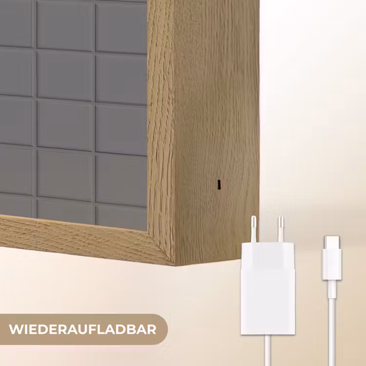 Lightbox - Wandleuchte - Muster - Fliese - Graphit - Grau — 6