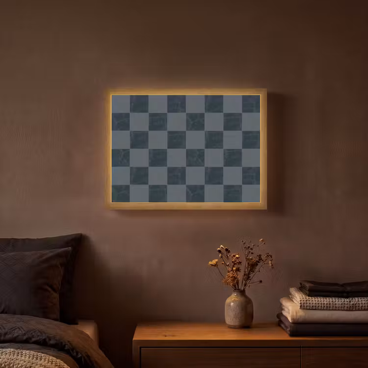 Lightbox - Wandleuchte - Marmor - Muster - Anthrazit — 3