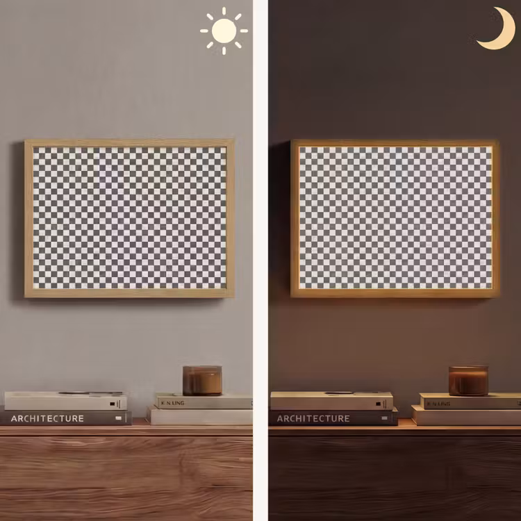 Lightbox - Wandleuchte - Marmor - Muster - Grau — 5