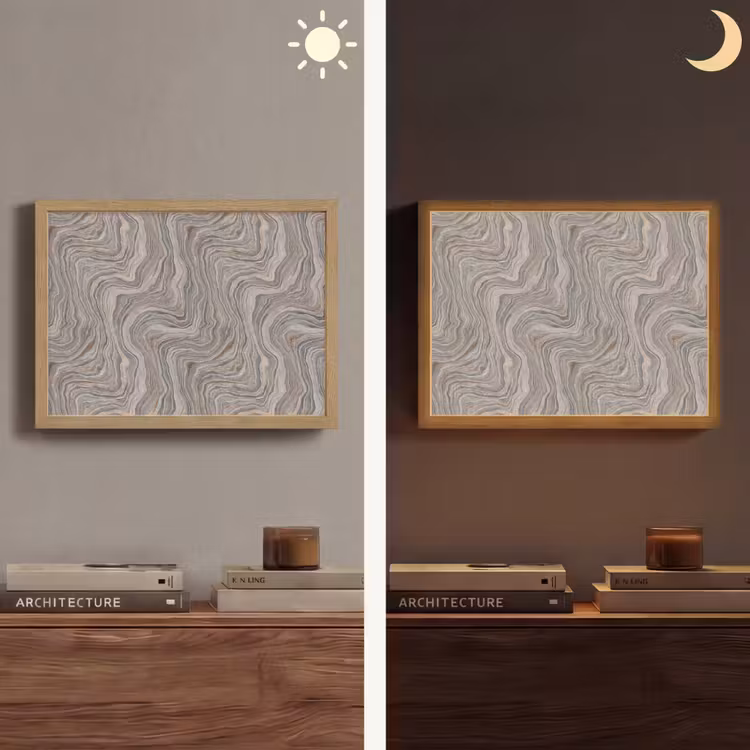 Lightbox - Wandleuchte - Muster - Textur - Grau — 5