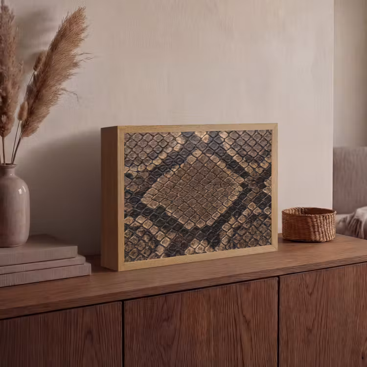 Lightbox - Wandleuchte - Python - Schuppen - Bronze — 4