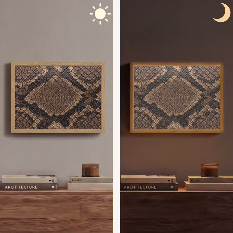 Lightbox - Wandleuchte - Python - Schuppen - Bronze — 5