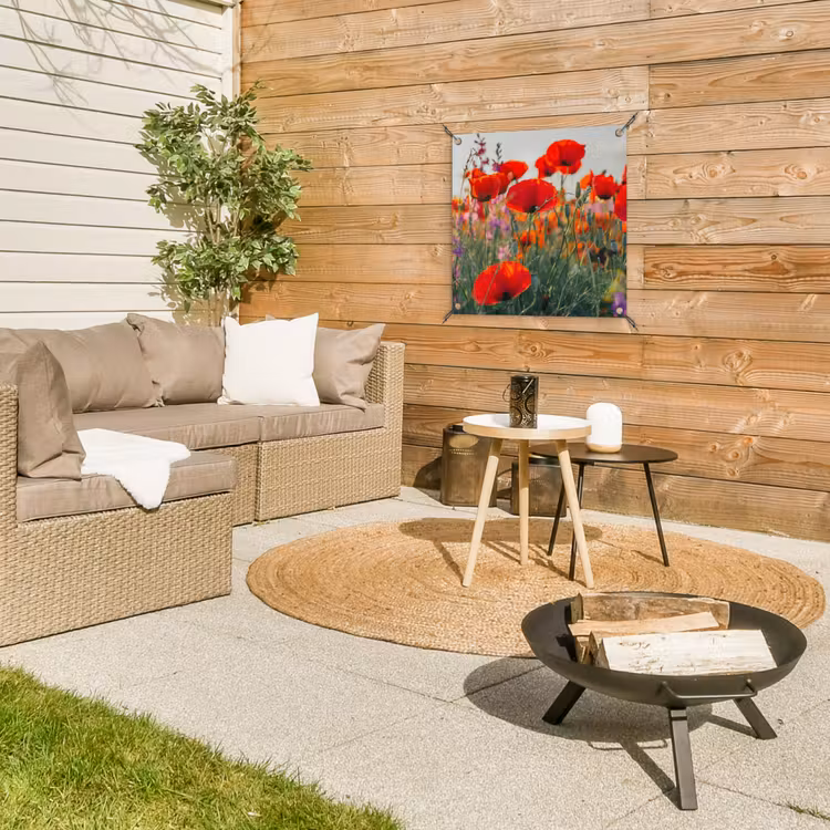 Outdoor Poster - Mohnblumen — 3
