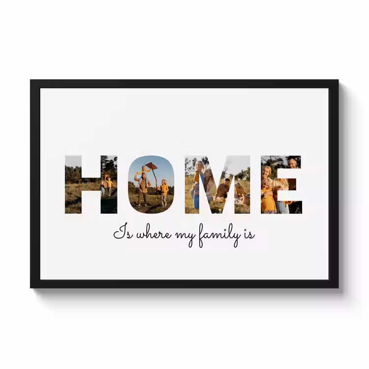 Poster mit Rahmen - Home — 1