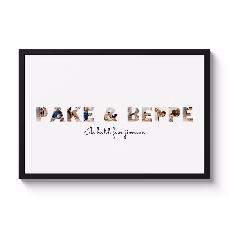 Poster met lijst - Pake & Beppe — 1