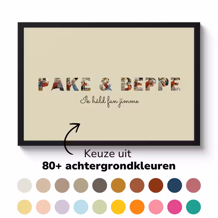 Poster met lijst - Pake & Beppe — 5