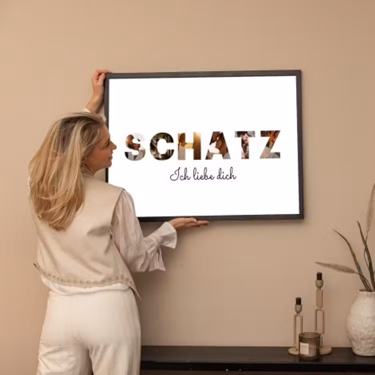 Poster mit Rahmen - Schatz — 3