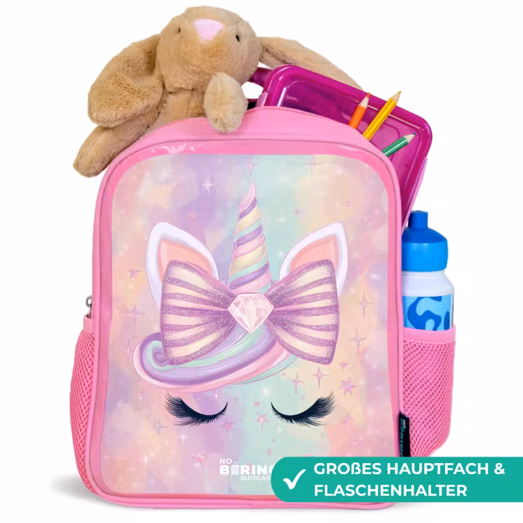 Kinderrucksack mit Namen - Rosa - Rucksack - Kind - Rosa - Einhorn — 7