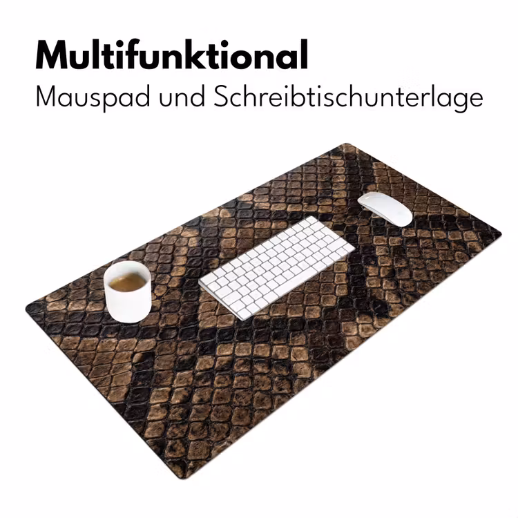 Schreibtischunterlage - Python - Schuppen - Bronze — 4