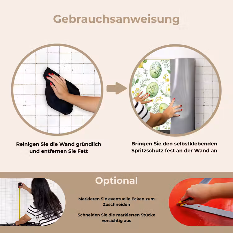 Kotflügel Aluminium - Muster - Grün - Eier — 2