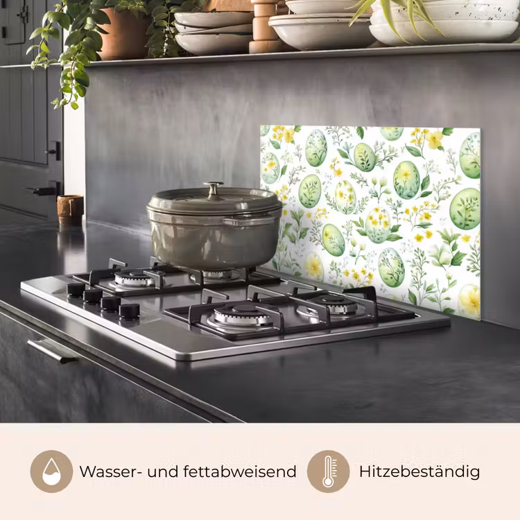 Kotflügel Aluminium - Muster - Grün - Eier — 3