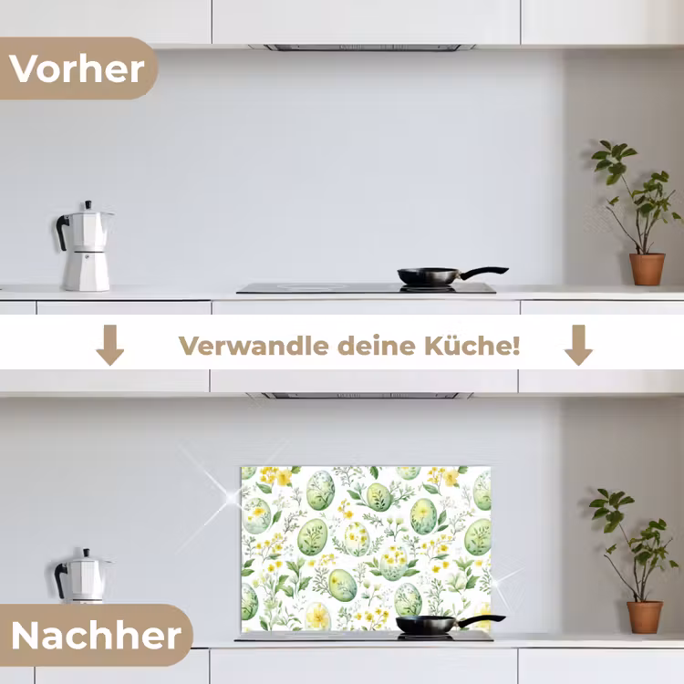 Kotflügel Aluminium - Muster - Grün - Eier — 7