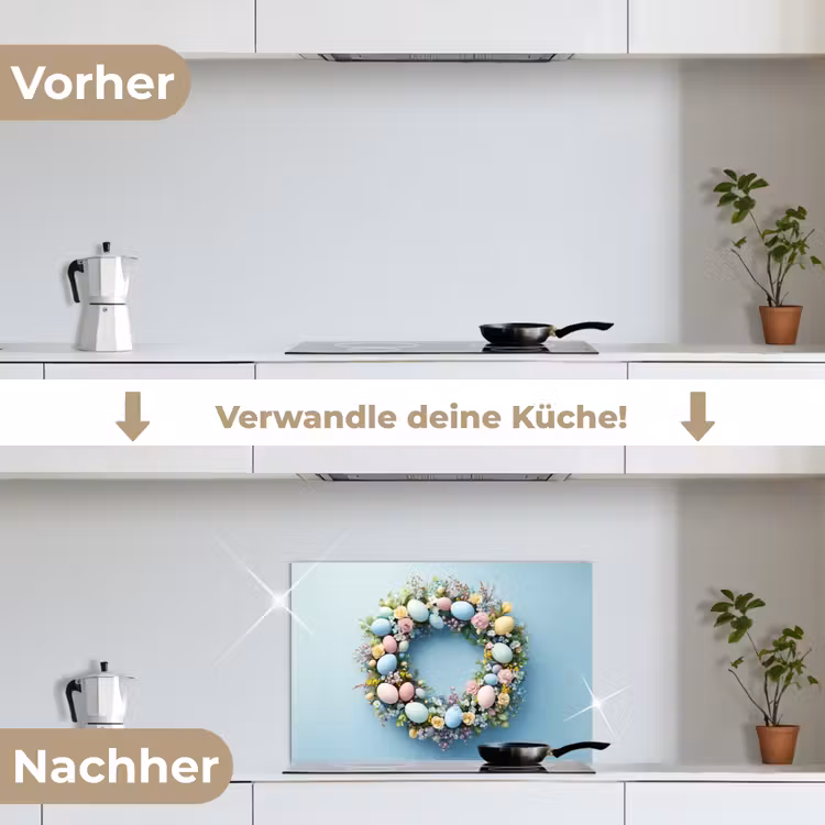 Kotflügel Aluminium - Kranz - Eier - Blumen — 7