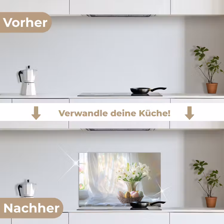 Kotflügel Aluminium - Vase - Eier - Blumen — 7
