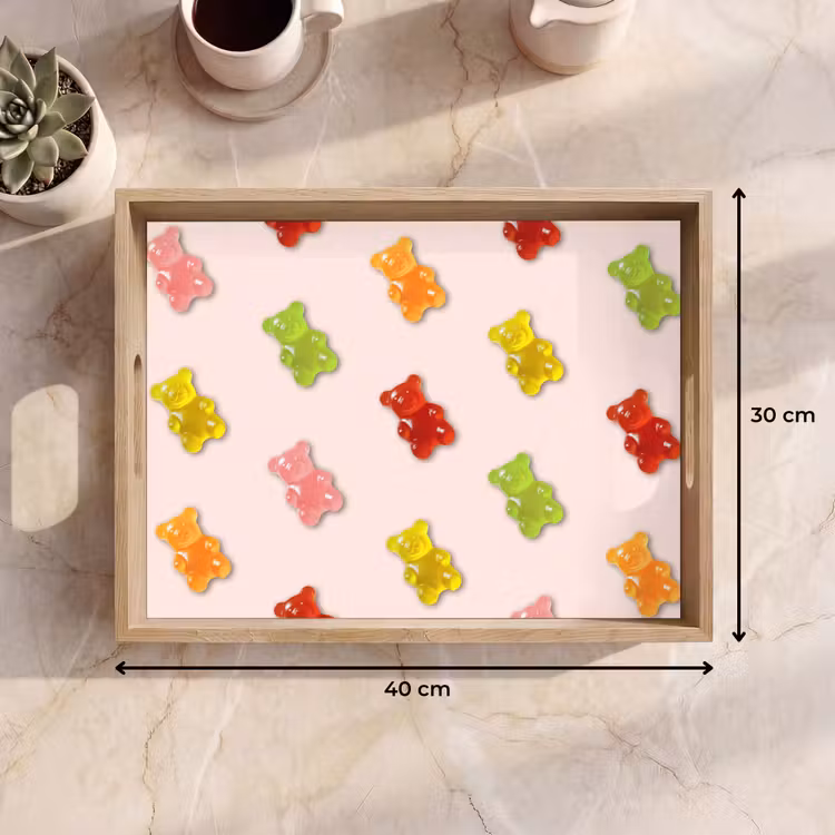 Tablett - Farbe - Bonbon - Rosa — 7