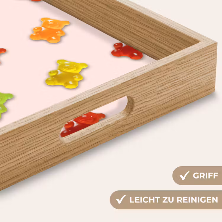 Tablett - Farbe - Bonbon - Rosa — 8