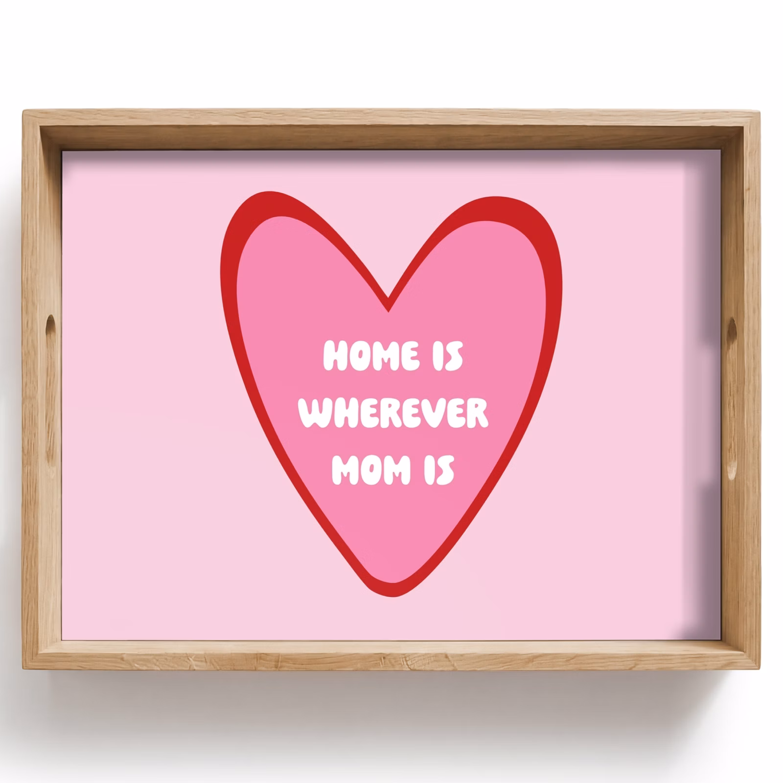 Tablett - Zitat - Mutter - Rosa — 1