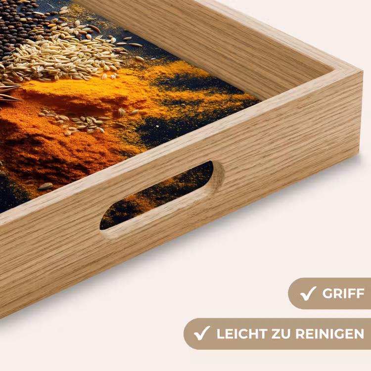 Tablett - Gewürze - Explosion - Orange — 8