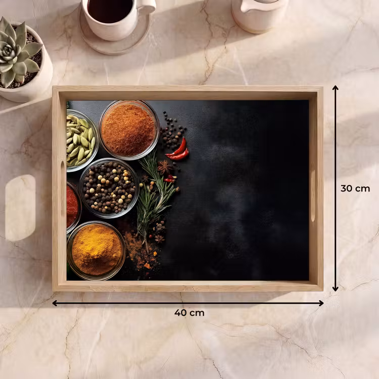 Tablett - Gläser - Tabletts - Blätter - Kräuter — 7
