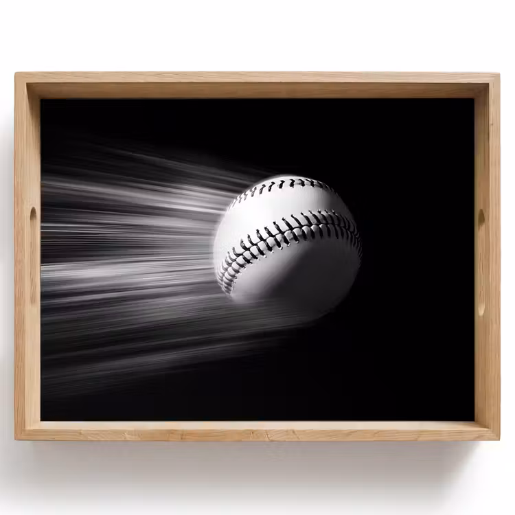 Tablett - Baseball - Weiß - Fliegen — 1