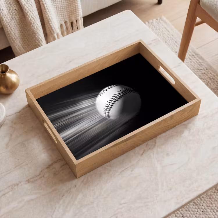 Tablett - Baseball - Weiß - Fliegen — 2