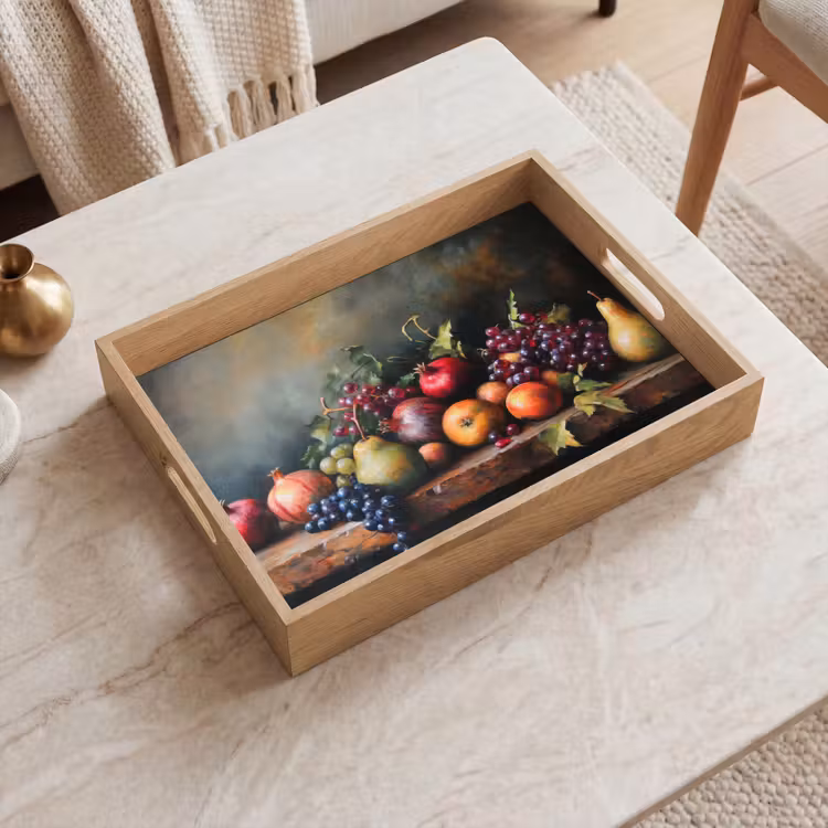 Tablett - Rustikal - Stilleben - Obst — 2