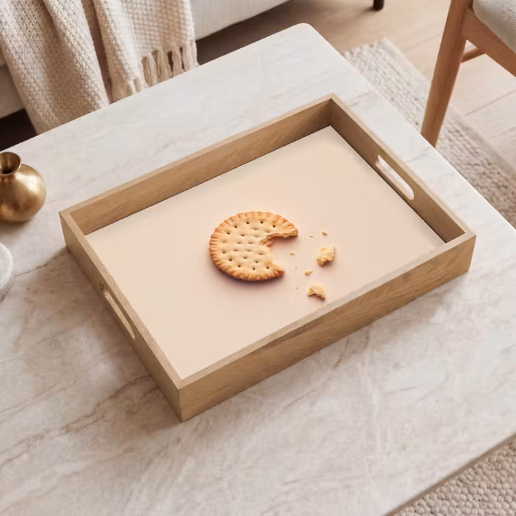 Tablett - Keks - Krümel - beige — 2