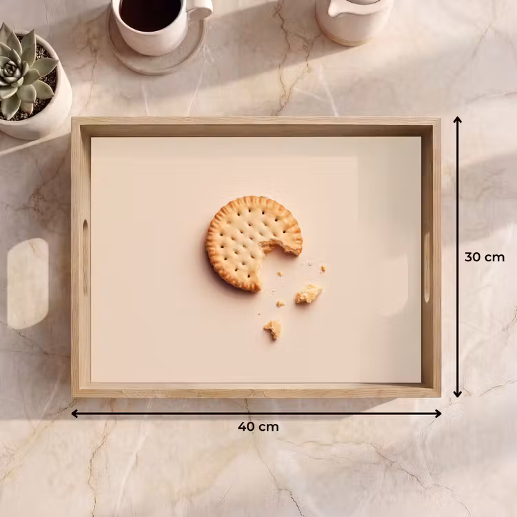 Tablett - Keks - Krümel - beige — 7