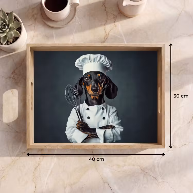 Tablett - Hund - Garde - Koch — 7