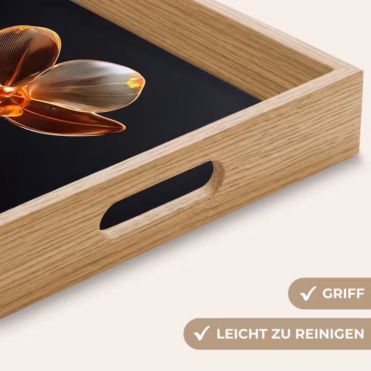 Tablett - Orchidee - Transparent - Blume — 8