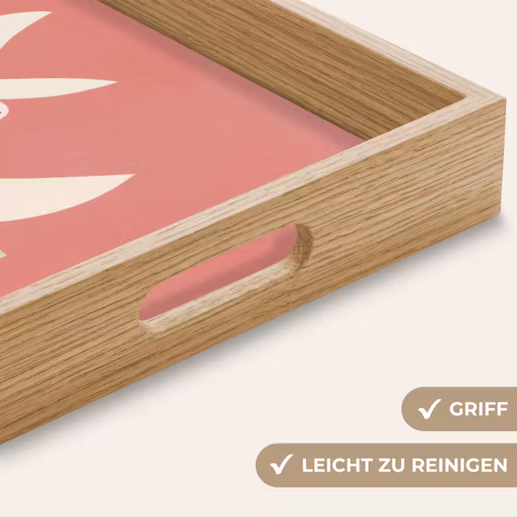 Tablett - Tauben - Weiß - Ziertauben — 8