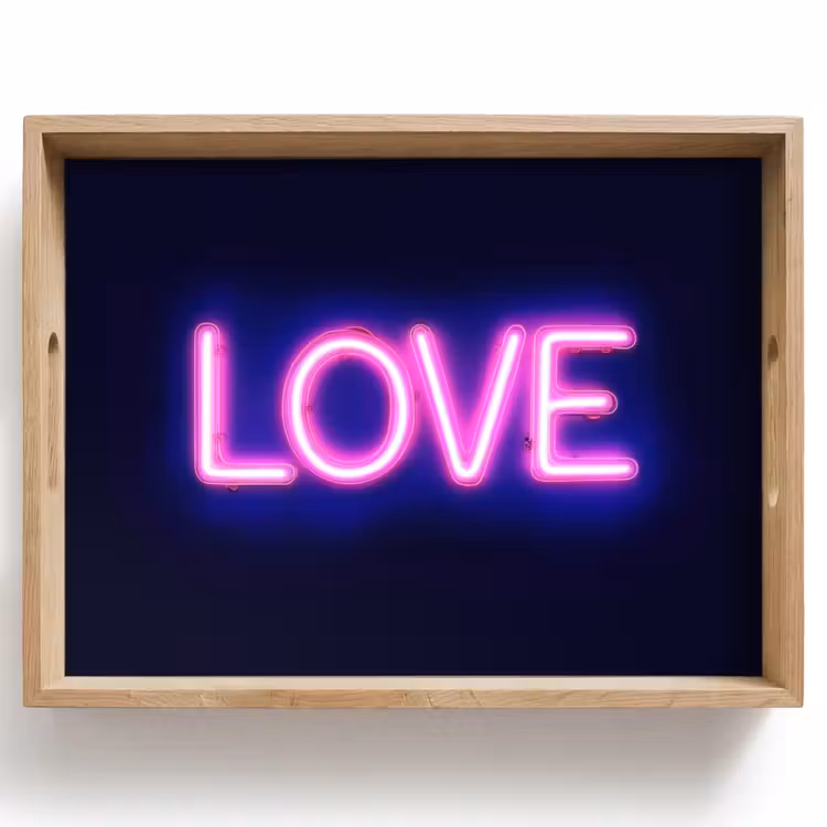 Tablett - Neon - Liebe - Valentinstag — 1