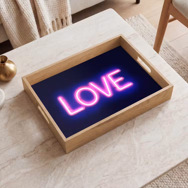 Tablett - Neon - Liebe - Valentinstag — 2